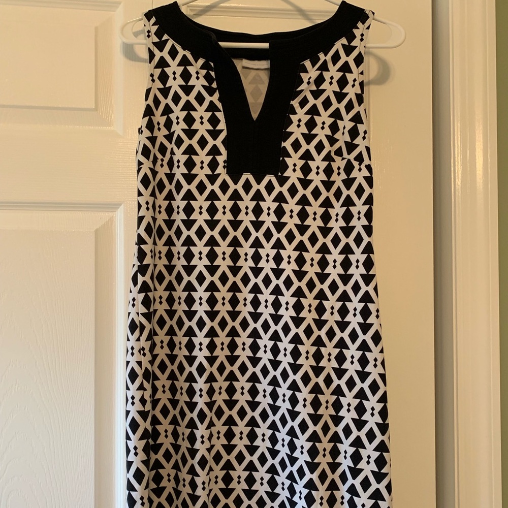 Black and white dress